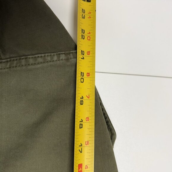 Vintage Military Slant Pocket Jacket Mens Large Green Seyntex 1975 - Picture 14 of 14